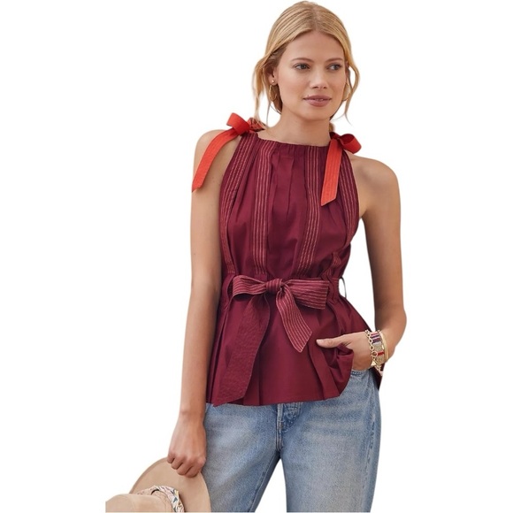 Blank London Tie Shoulder Tank Anthropologie XS - Picture 5 of 7